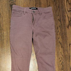 Express Midrise Stretch Legging. Mauve color - size 0S